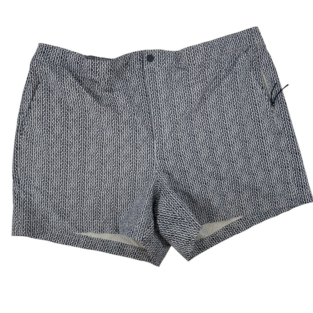 VRST Swim Trunks Quick Dry Stretch‎ Lined Print XXL Drawsting